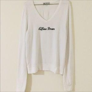 Wildfox “Caffeine Dream” Baggy Beach Jumper